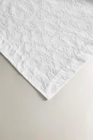 NAPPE JACQUARD FEUILLES