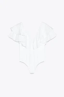 VOLUME RUFFLE BODYSUIT