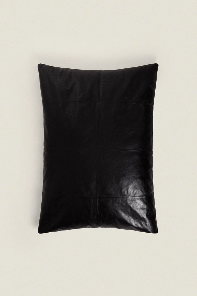 SEAMED LEATHER BEAN BAG CHAIR