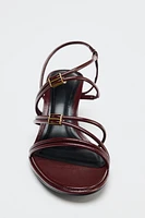 HIGH HEELED STRAP SANDALS