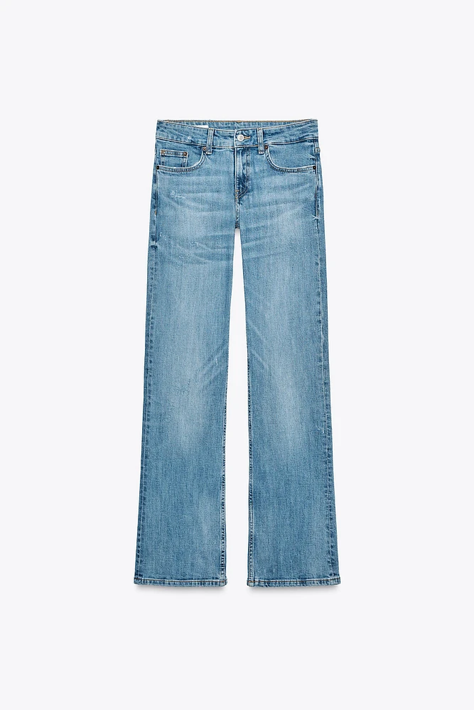TRF LOW RISE BOOTCUT JEANS