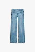 TRF LOW RISE BOOTCUT JEANS