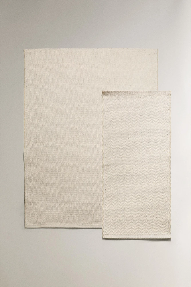 TAPIS COTON RELIEF