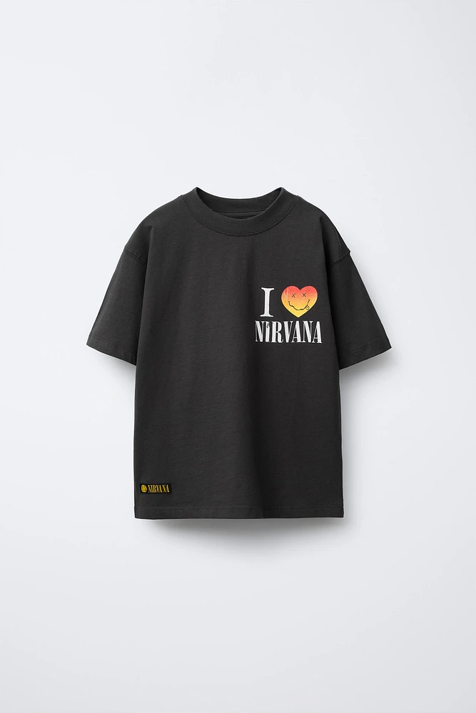 T-SHIRT IMPRIMÉ NIRVANA ®