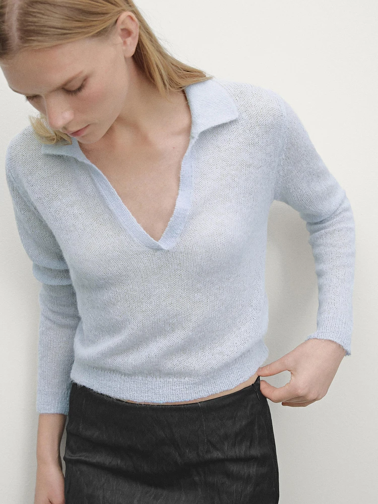 Textured double fabric skirt