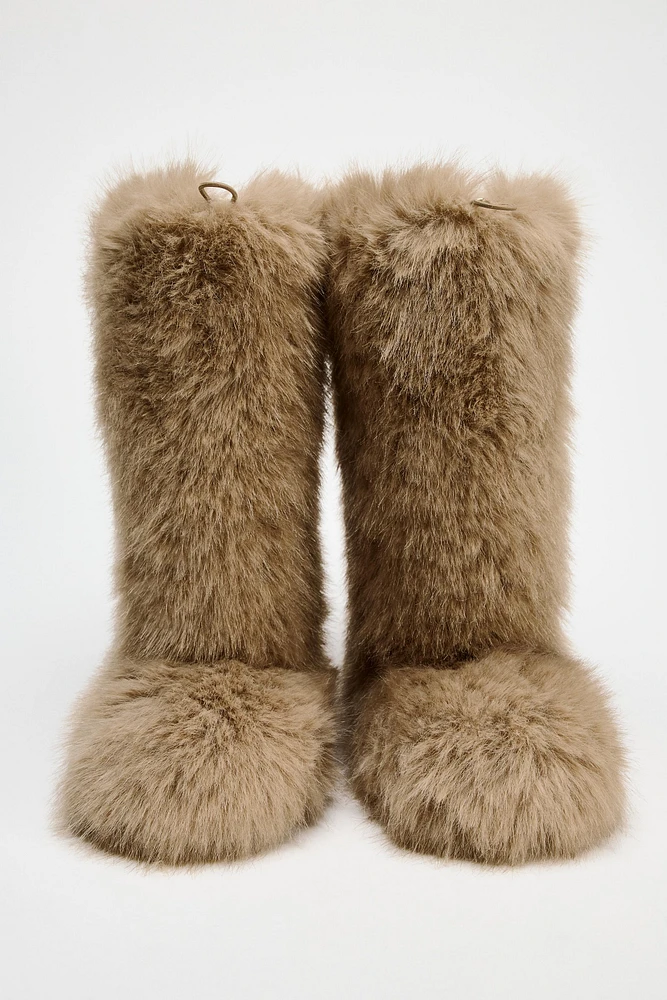 BOTTES EFFET FOURRURE SKI COLLECTION
