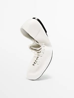 Ballerines à lacets