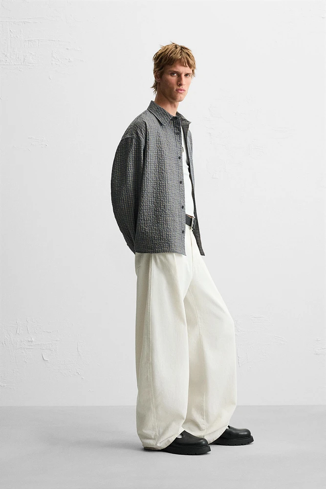 CHEMISE À CARREAUX AVEC POCHE