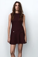 ROBE COURTE TEXTURÉE
