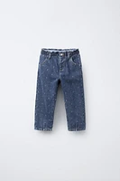 POLKA DOT PAPERBAG JEANS