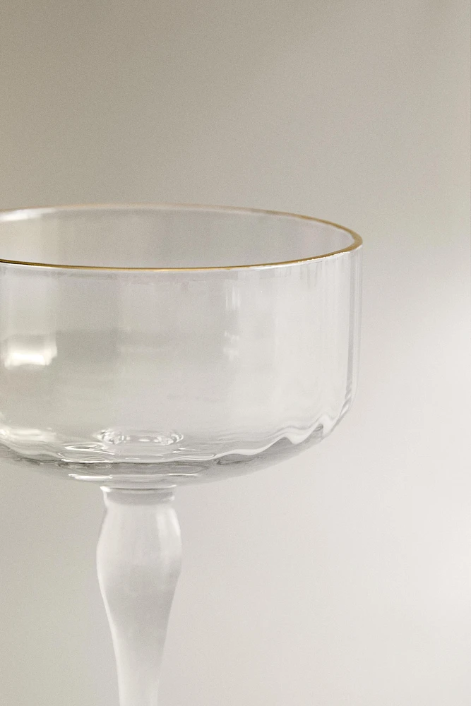 VERRE À VIN RECYCLABLE RELIEF