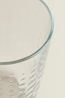 VERRE MOTIF RELIEF