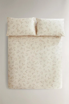 MINI FLORAL PRINT SATEEN DUVET COVER