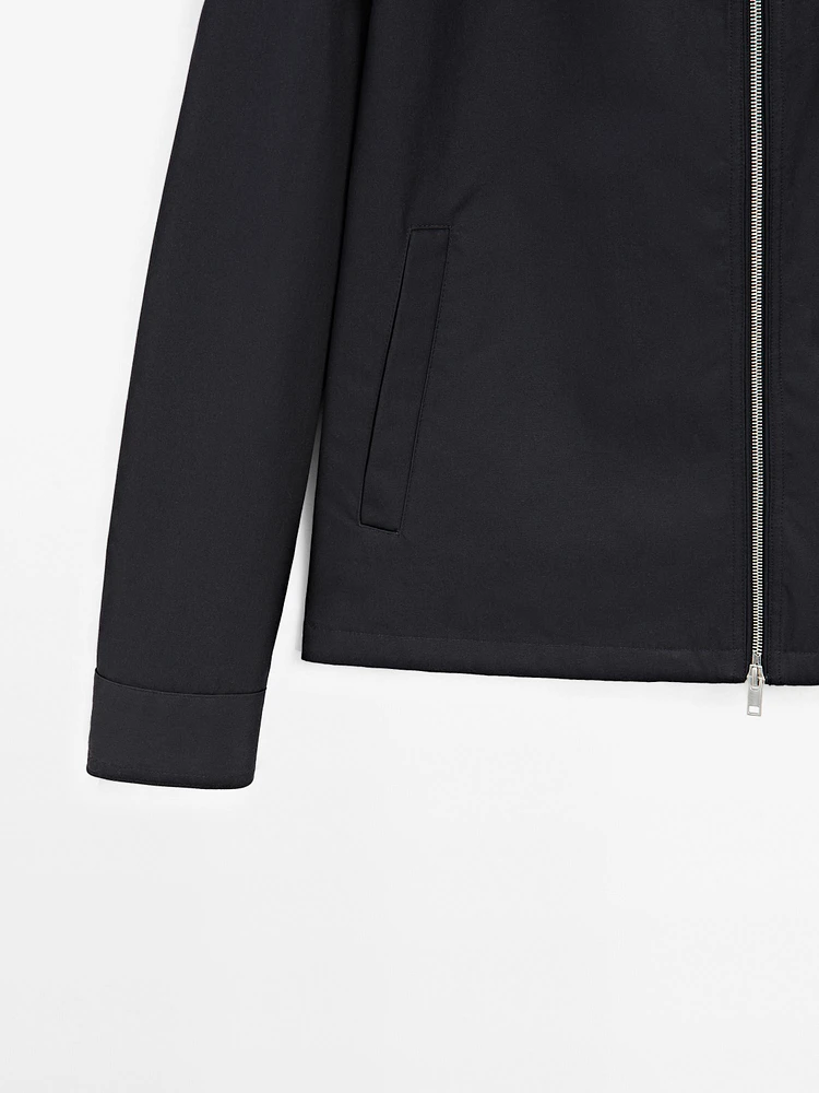 Veste fermeture Éclair 100 % coton