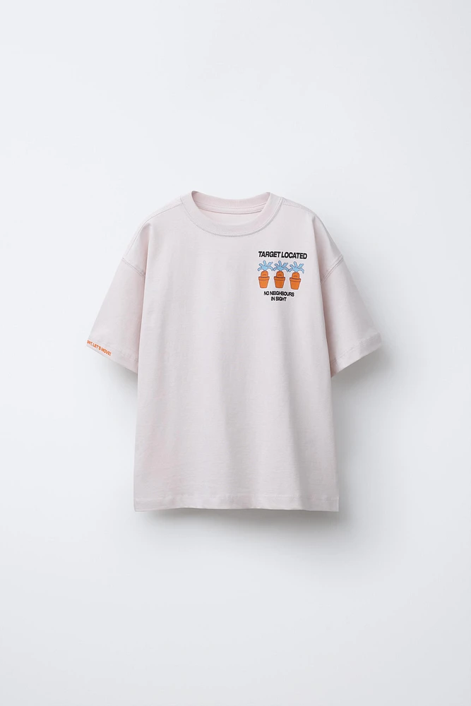 T-SHIRT À IMPRIMÉ LAPIN