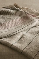STRIPED HEMP BLANKET