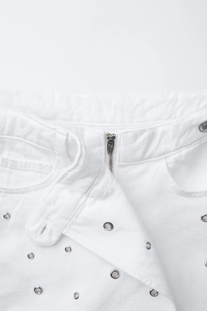 EYELET SKORT SHORTS
