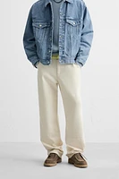 EMBROIDERED CARPENTER POCKET PANTS