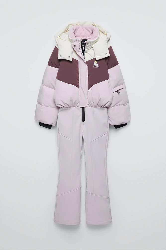 WINDPROOF AND WATER REPELLENT DOWN JUMPSUIT RECCO® SYSTEM SKI COLLECTION