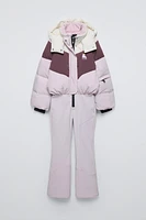 WINDPROOF AND WATER REPELLENT DOWN JUMPSUIT RECCO® SYSTEM SKI COLLECTION