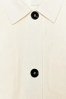 LINEN BLEND SHORT JACKET
