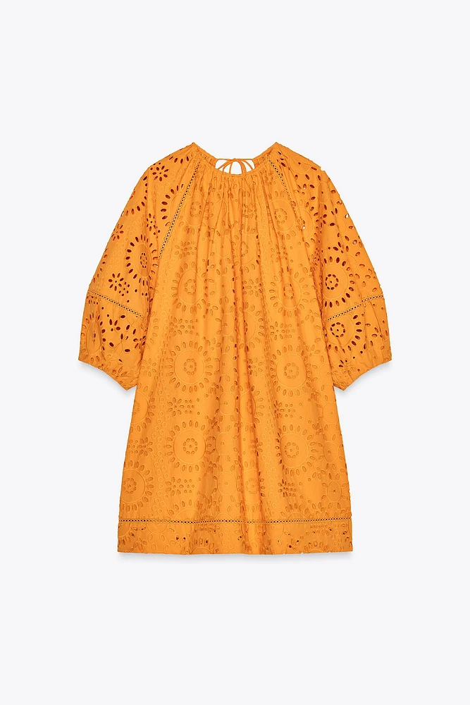 ZW COLLECTION EMBROIDERED SHORT DRESS