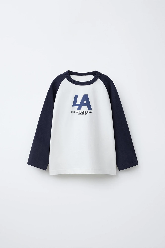 CONTRAST JOGGING T-SHIRT