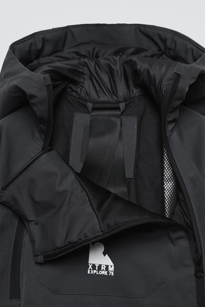 VESTE KANGOUROU DÉPERLANTE ET COUPE-VENT AVEC SYSTÈME RECCO® - COLLECTION SKI