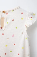 FRUIT RUFFLE ROMPER