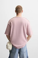 REVERSE EFFECT KNIT T-SHIRT
