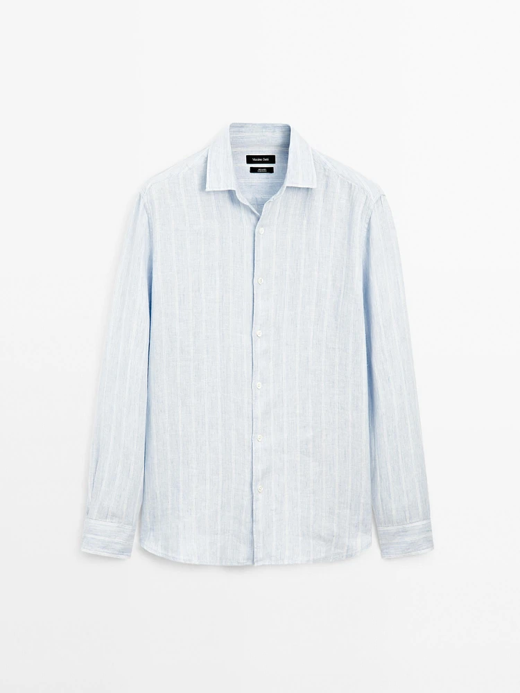 Chemise regular fit à rayures doubles