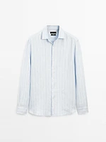 Chemise regular fit à rayures doubles