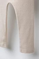 TWO-PACK POINTELLE PRINT LEGGINGS