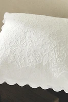 HOUSSE DE COUSSIN FLEURS ONDULÉ