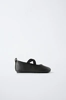 BALLERINES EN CUIR
