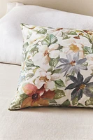 TAIE D’OREILLER SATIN IMPRIMÉ FLEUR