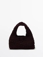 Mini split suede crochet bag - Limited Edition