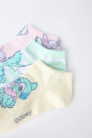 LOT DE TROIS PAIRES SOCQUETTES LILO & STITCH © DISNEY