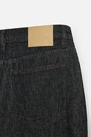 COTTON-HEMP STRAIGHT FIT JEANS