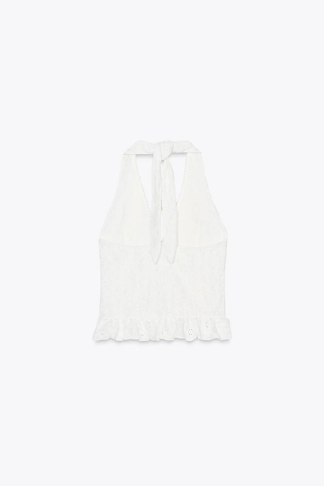 HALTER MIXED TOP