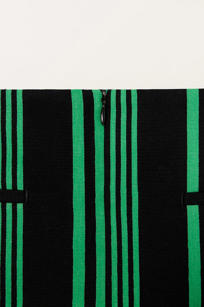 STRIPED STRAIGHT SKIRT LIMITED EDITION