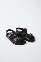 BUCKLED SANDALS