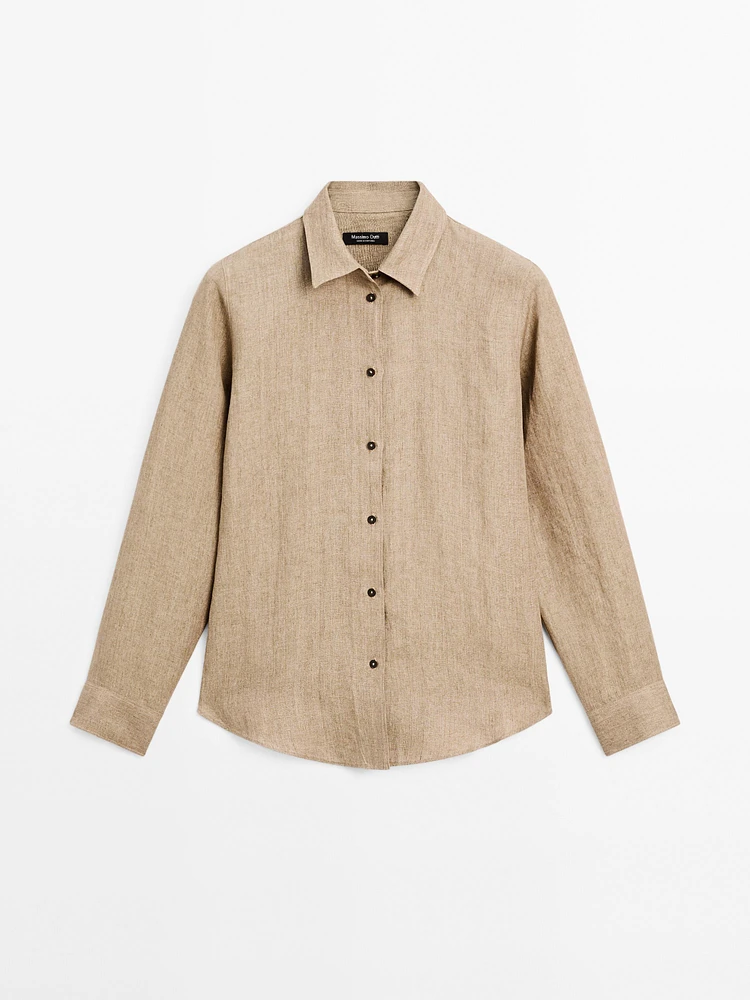 Chemisier chambray 100 % lin