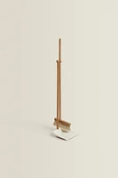 ENSEMBLE BALAI PELLE BOIS
