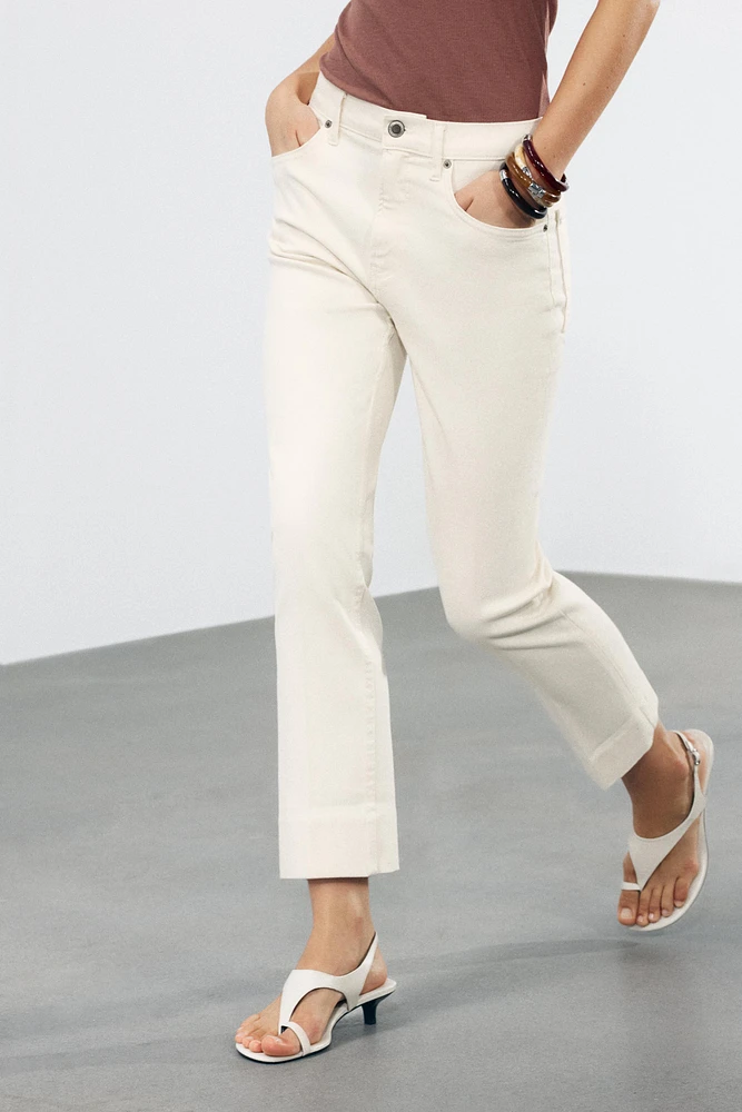 JEAN ZW COLLECTION BOOTCUT TAILLE HAUTE CROPPED