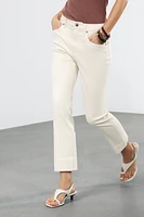 JEAN ZW COLLECTION BOOTCUT TAILLE HAUTE CROPPED