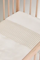 CHILDREN'S STRIPED FLAT SHEET