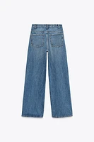 JEAN TRF WIDE LEG TAILLE HAUTE CROISÉE