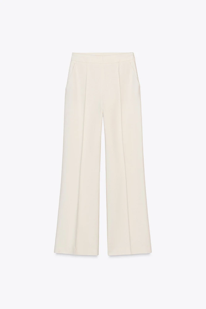 PANTALON TAILLE HAUTE NERVURÉ