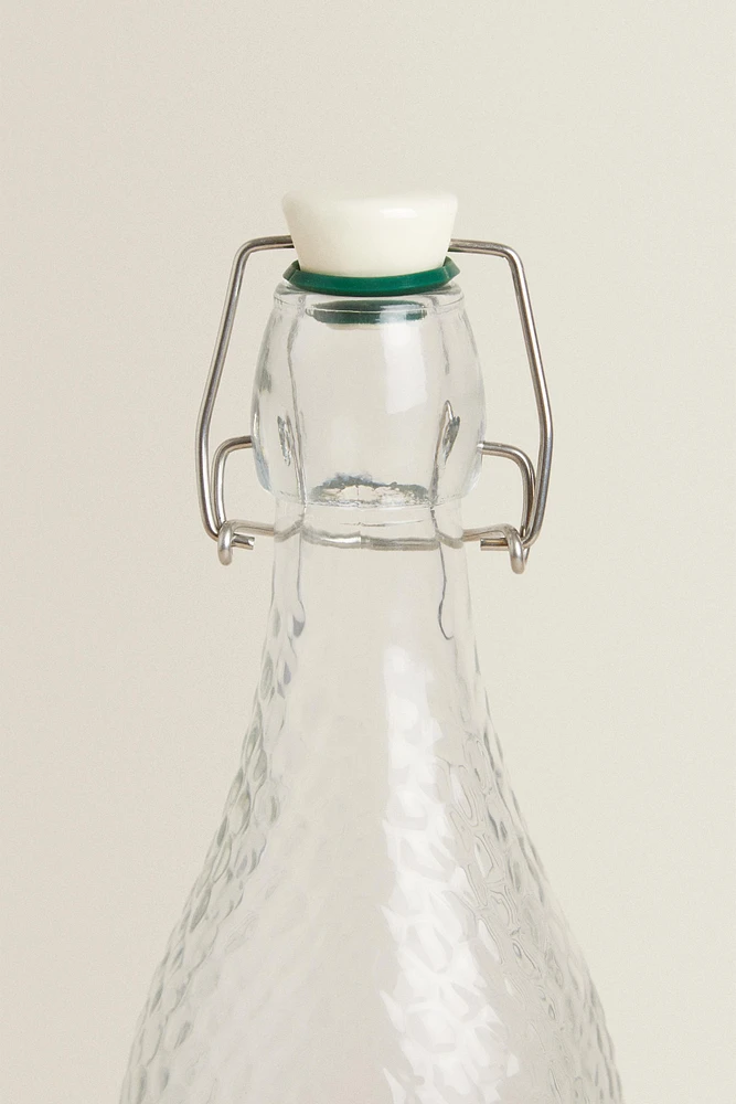 BOTTLE WITH CERAMIC STOPPER